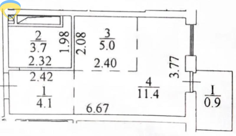 продажа однокомнатной квартиры номер A-174619 в Приморском районе, фото номер 8